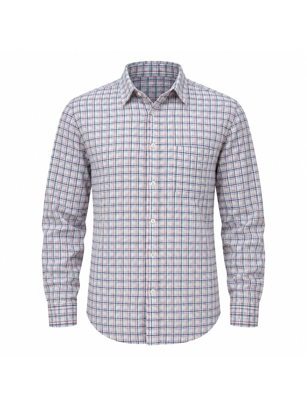 Uniqlo Ines de la Fressange Paris Plaid Button-Up Shirt